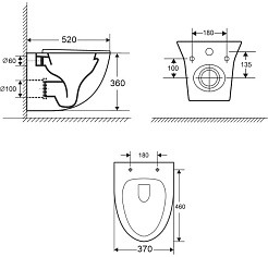 Grossman Унитаз подвесной GR-4456S – фотография-7
